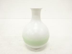 出石焼　永澤仁造　白磁　花生